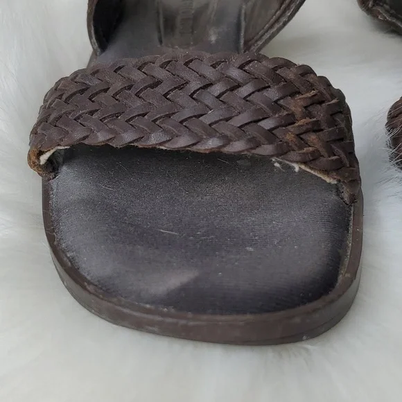 Enzo Angiolini Weaved Leather Strap Sandal - Picture 4 of 15